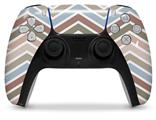 WraptorSkinz Skin Wrap compatible with the Sony PS5 DualSense Controller Zig Zag Colors 03 (CONTROLLER NOT INCLUDED)