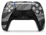 WraptorSkinz Skin Wrap compatible with the Sony PS5 DualSense Controller Camouflage Gray (CONTROLLER NOT INCLUDED)