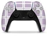 WraptorSkinz Skin Wrap compatible with the Sony PS5 DualSense Controller Squared Lavender (CONTROLLER NOT INCLUDED)