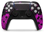 WraptorSkinz Skin Wrap compatible with the Sony PS5 DualSense Controller HEX Hot Pink (CONTROLLER NOT INCLUDED)