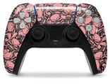 WraptorSkinz Skin Wrap compatible with the Sony PS5 DualSense Controller Scattered Skulls Pink (CONTROLLER NOT INCLUDED)