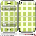 iPhone 3GS Decal Style Skin - Squared Sage Green