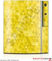 Sony PS3 Skin Triangle Mosaic Yellow