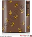 Sony PS3 Skin Anchors Away Chocolate Brown