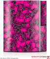 Sony PS3 Skin Scattered Skulls Hot Pink