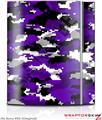 Sony PS3 Skin WraptorCamo Digital Camo Purple