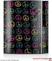 Sony PS3 Skin Kearas Peace Signs on Black