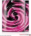 Sony PS3 Skin Alecias Swirl 02 Hot Pink