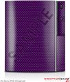 Sony PS3 Skin Carbon Fiber Purple
