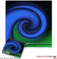 Sony PS3 Slim Skin - Alecias Swirl 01 Blue