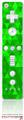 Wii Remote Controller Skin Triangle Mosaic Green