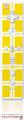 Wii Remote Controller Skin Squared Yellow