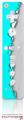 Wii Remote Controller Skin Ripped Colors Neon Teal Gray