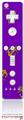 Wii Remote Controller Skin Anchors Away Purple