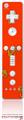 Wii Remote Controller Skin Anchors Away Red