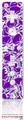 Wii Remote Controller Skin Scattered Skulls Purple