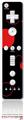 Wii Remote Controller Skin - Lots of Dots Red on Black