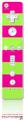 Wii Remote Controller Skin - Kearas Psycho Stripes Neon Green and Hot Pink