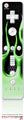 Wii Remote Controller Skin - Metal Flames Green