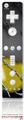 Wii Remote Controller Skin - Barbwire Heart Yellow