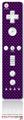 Wii Remote Controller Skin - Carbon Fiber Purple