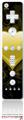 Wii Remote Controller Skin - Glass Heart Grunge Yellow