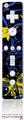 Wii Remote Controller Skin - Twisted Garden Blue and Yellow