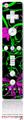 Wii Remote Controller Skin - Twisted Garden Green and Hot Pink