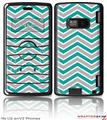 LG enV2 Skin Zig Zag Teal and Gray