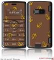 LG enV2 Skin Anchors Away Chocolate Brown