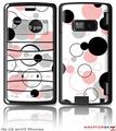LG enV2 Skin - Lots of Dots Pink on White