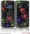 LG enV2 Skin - Kearas Flowers on Black