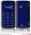 LG enV2 Skin - Carbon Fiber Blue