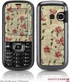 LG Rumor 2 Skin Flowers and Berries Red