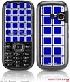LG Rumor 2 Skin Squared Royal Blue