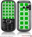 LG Rumor 2 Skin Squared Green