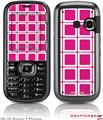 LG Rumor 2 Skin Squared Fushia Hot Pink