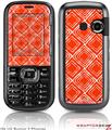 LG Rumor 2 Skin Wavey Red