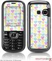 LG Rumor 2 Skin - Kearas Hearts White