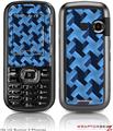 LG Rumor 2 Skin Retro Houndstooth Blue