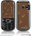 LG Rumor 2 Skin Anchors Away Chocolate Brown