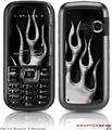 LG Rumor 2 Skin - Metal Flames Chrome