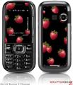 LG Rumor 2 Skin - Strawberries on Black