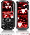 LG Rumor 2 Skin - Radioactive Red