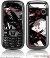 LG Rumor 2 Skin - Abstract 02 Red