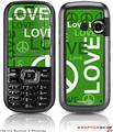 LG Rumor 2 Skin - Love and Peace Green