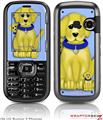 LG Rumor 2 Skin - Puppy Dogs on Blue