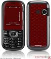 LG Rumor 2 Skin - Carbon Fiber Red