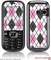 LG Rumor 2 Skin - Argyle Pink and Gray