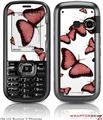 LG Rumor 2 Skin - Butterflies Pink